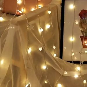 Lampu Tumblr Light 4.2: Lampu Hiasan Natal Bulat Bintang Salju