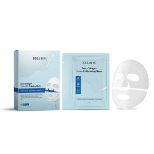 EELHOE Green Tea Face Mask Vitamin B5 Moisturizing Face Firming Repair Skin Care Hydrolyzed Collagen with Hyaluronic Acid Mask