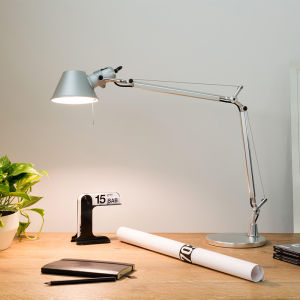 Adjustable Arm LED Reading Lamp Aluminum