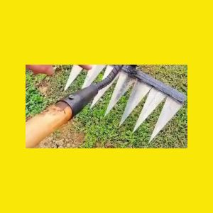 (RAKE) Alat garukan rumput liar penggaruk sampah bahan anti karat