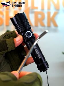 Senter Smiling Shark SD7163 SmilingShark SD 7163 M60 Type-C Rechargeable Waterproof Zoom