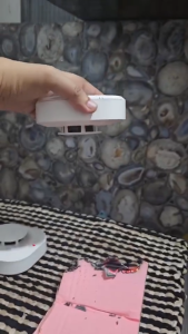 9V Photoelectric Wireless Wall-mounted Smoke Alarm Fire Alarm Smoke Detector Sensor Battery Operated