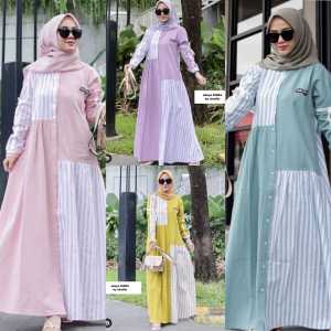 Gamis Salur Kekinian: Ukuran & Warna Beragam