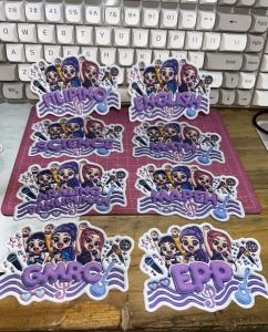 HUNTRIX SUBJECT NOTEBOOK STICKER LABEL
