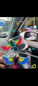 DIY selling fun cute flying bird figurine for cars motorcycle universal imaginative and creative car companion realistic toy