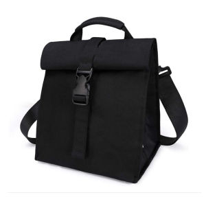 Foldable Lunch Bag Box Thermal Insulation Oxford Waterproof Cooler Bag for Men Women with Adjustable Shoulder Strap