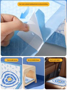 VOA | Thick Absorbent Odor-Reducing Disposable Pet Training Pad with Adhesive Backing