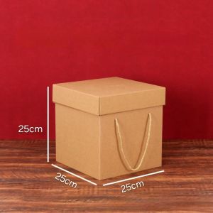 Hộp quà vuông To có quai dùng đựng Quà Mỹ Phẩm Bánh Kẹo Trái Cây