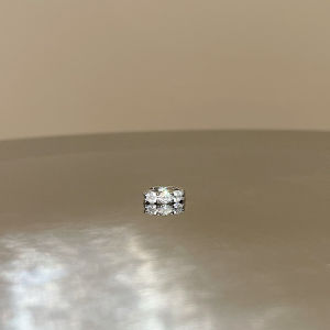 Titanium Alloy Ear Studs Hoops Earring Piercing Jewelry Sweet Style Geometric Pattern for Women Fresh out New Fashion Trend