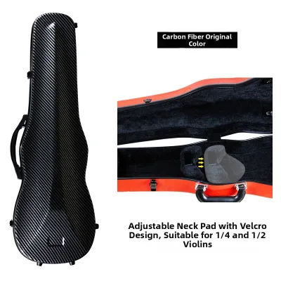 KYLIESMAN | Portable Dual-Shoulder Violin Case Carbon Fiber