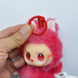 Anti-Theft Love Keychain Pendant for Labubu Dolls High-Energy Frontal Design Digital Accessories Earphone Safety Belt