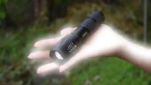 T6 Zoomable Flashlight Aluminum Alloy Rechargeable High Power Multi‑Mode Torch for Long‑Range Outdoor Camping Hiking Lighting