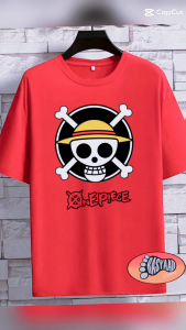 COD kaos ONE PIECE lengan pendek anime kartun bahan coton combed 30s