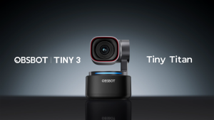 Obsbot Tiny 3 Series AI-Powered Spatial Audio 4K PTZ Webcam