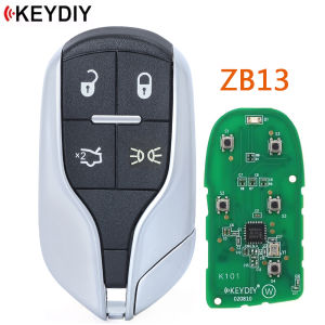 Chìa Khóa Điều Khiển Từ Xa Thông Minh Đa Năng ZB13 4 Nút Kiểu Maserati Tương Thích Với Máy Lập Trình Chìa Khóa KD900/KD-X2/KD MINI Của KEYDIY