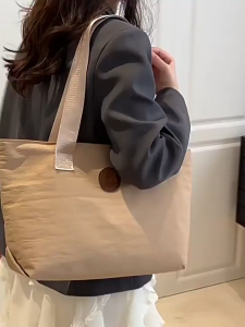 UISNMALL #S1278 2025 new handbag for womens large capacity nylon oxford cloth simple commuter shoulder bag tote bag