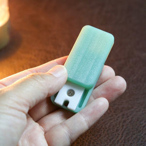 G10 Material Haptic Coin Machinery Slider PEI Double-Side Push Fidget Slider Fidget Toy Decompression EDC For Adults