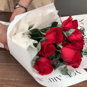 20pcs Flower Boquet Wrapper Paper Printed Thickened SMALL Waterproof Wrapping Paper Gift Paper