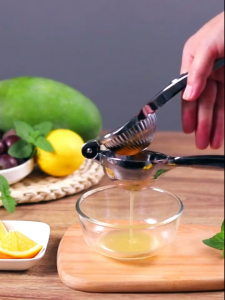 PRADO Malaysia LARGE Size Fruit Juice Hand Press Manual Juicer Lemon Orange Lime Squeezer 304 Stainless Steel
