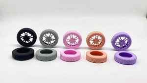8pcs/Lot Luggage Wheel Protector Covers Wear-Resistant Noise Reduction Suitcase Wheel Protective Sleeves 行李箱 輪子套