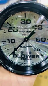 Gauges Boost Pressure 35-60 PSI Black Dial 52mm for Cars Automotive Gauge Display Module