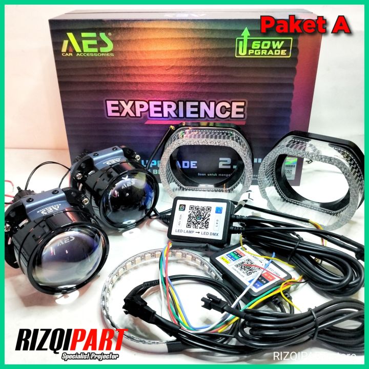 Paket komplit Biled projie AES experience shroud matrix 5D + demon RGB ...