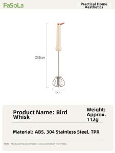 FaSoLa | Manual Stainless Steel Egg Beater