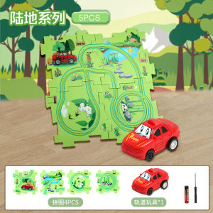 Đồ Chơi Xe Điện Nhỏ Cho Trẻ Em Xe Hơi Trượt Trên Đường Ray Đồ Chơi Giáo Dục Lắp Ráp Cho Bé Trai Từ 3-6 Tuổi Xe Hơi Trên Đường Ray
