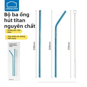 LocknLock | Ống Hút Titanium Đa Dùng cho Nước Uống Mát Mùa Hè