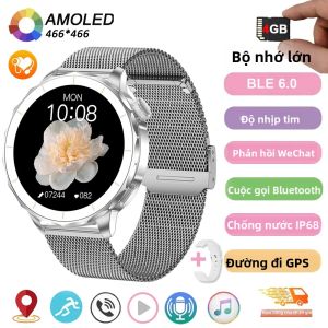 Đồng Hồ Thông Minh OPPO Watch X2 Mini 4GB Bộ Nhớ Lớn Màn Hình AMOLED HD Chống Nước IP68 Thiết Bị Theo Dõi Thể Dục Dành Cho Nam Và Nữ Có Chức Năng Trả Lời WeChat