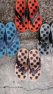 Sandal Karet Pria Sandal Cowok Dewasa Sandal Japit Karet Papan Catur