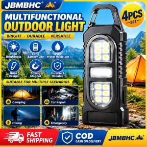 JBMBHC Mini Portable Keychain Flashlight Super Bright LED Pocket Torch With Carabiner Clip Strong Mag-net For Hiking Night Walking Survival Gear