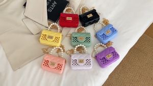 HYGGE- Tas Jelly Mutiara Batik Polos Sling Bag Anak Fashion
