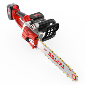 DELIXI | Outdoor Handheld Portable Home-use Rechargeable Electric Chainsaw High Power