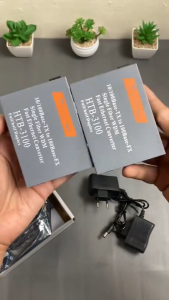 Netlink HTB-3100 AB Fiber Optical Media Converter RJ45 25KM