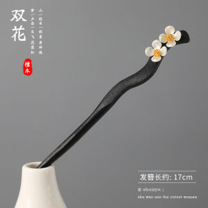 เครื่องประดับผมสไตล์จีนโบราณแบบยุโรปและอเมริกันสำหรับผู้หญิง ชุดฮันฟู วัสดุไม้ ชุดแต่งผมสไตล์ย้อนยุค