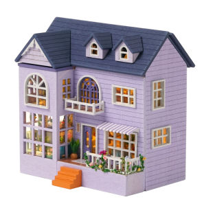 Mini Dollhouse Kids Wooden Miniature Dollhouses Kit Gift Toys Roombox Doll House Furniture Box Theatre Toy For Children Birthday