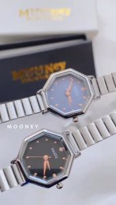 Mooney Jam Tangan Wanita Rantai Naidu N6 Stainless Steel Jam Elegant Fashion Korea