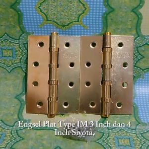 Engsel Plat Type JM 3 inc SN Dan 4 Inc GP Siyota