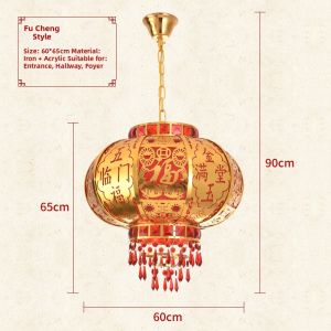 XIXIANGSUI | High-end Rotating Horse Lantern Pair Ironware