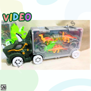 ID Mainan Mobil Trucks Pengangkut Dino Animal Series 6pcs YN8