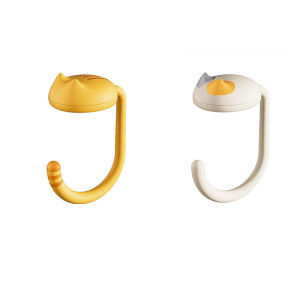 New 1/2PCS Purse Hook for TableCute Cat Tail Shaped Desk Hooks for Home School DormitoryPortable Multifunctional Bag Holder