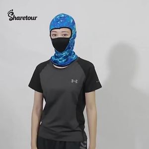 ยกแพ็ค 10ผืน คละลาย หมวกโม่ง หน้ากาก หมวกผ้า โม่ง คลุมศรีษะ กันฝุ่น กันแดด กันUV