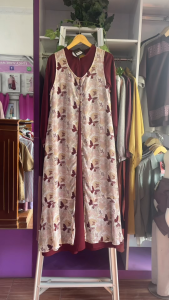 Terbaru Ethica Gamis Kagumi 288 Red Pear Look 2pcs Monalisa Busui Wudhu Friendly Elegan Elfa 287