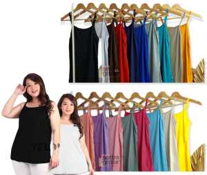 Pakaian Dalam Tank Top Wanita Dewasa Isi 6pcs Jumbo Lusinan Murah