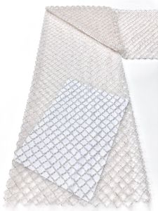 Luxury Sequins Lace Fabric High Quality French African Beaded Lace Fabric Nigerian Embroidery Fabric Sewing Dress 2 And 5Yards
