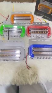 COMBO 2 đèn sườn đèn hông xe tải 12v 24v nháy đuôi chữ C siêu sáng.