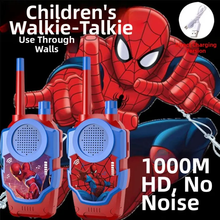 Spiderman Themed Educational Walkie Talkie for Kids