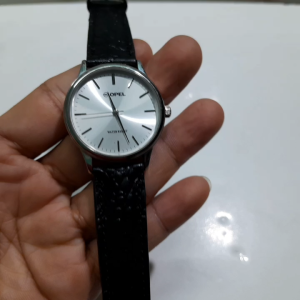 Đồng hồ si Nhật nam dây da Opel size 36mm mặt trải tia second hand
