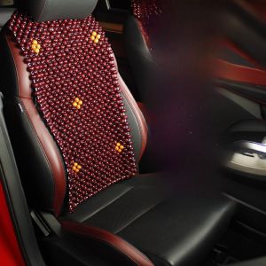 High-End Car Seat Cushion with Sandalwood Summer Single Piece Universal for Minivan Sedan Office Cool Pad Comfortable Automobile Seat Cover
